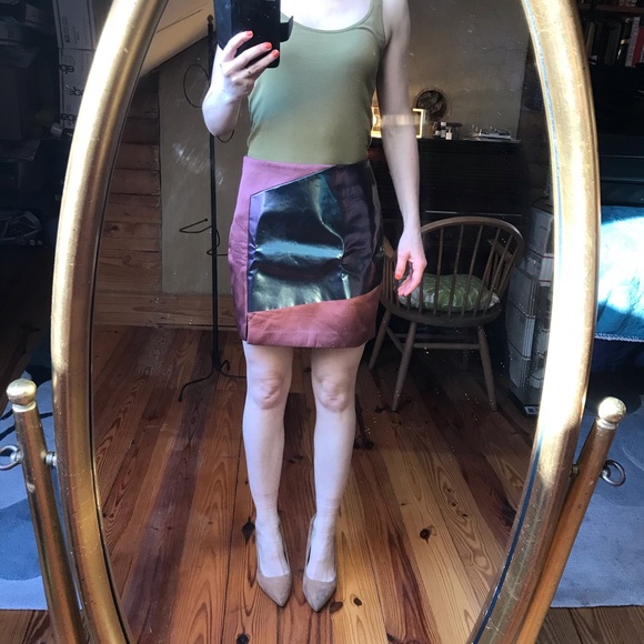 Kate Spade Saturday Holographic Mini Skirt, EUC, 2 - Picture 8 of 12